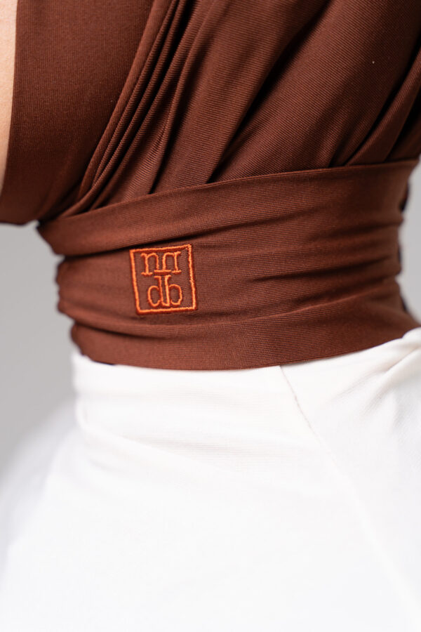 Marron Orangina Boutonique Hijab - Afbeelding 3