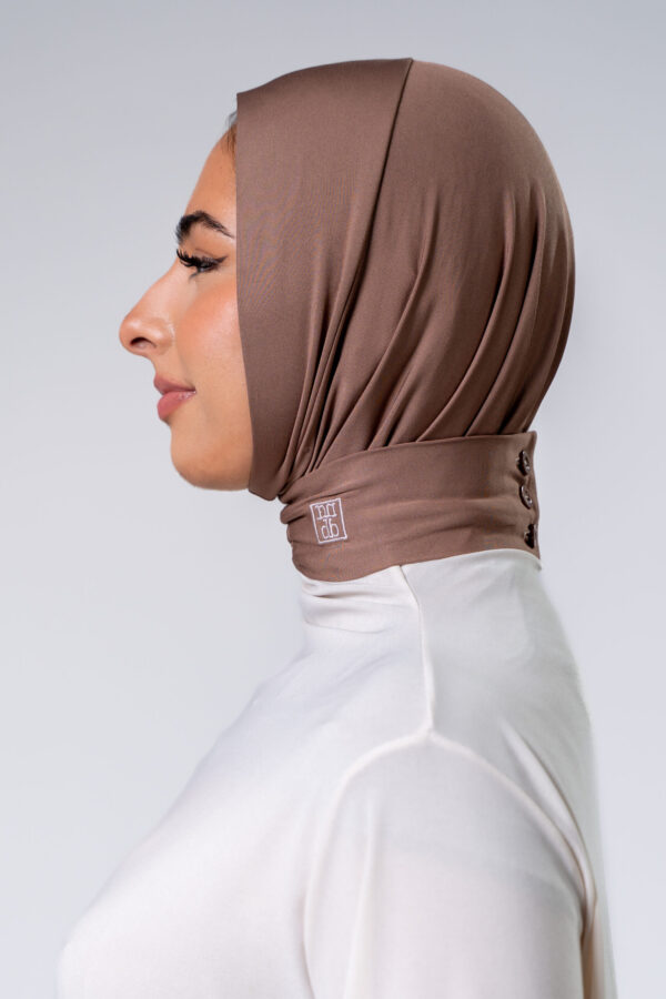 Mocha Boutonique Hijab - Afbeelding 2