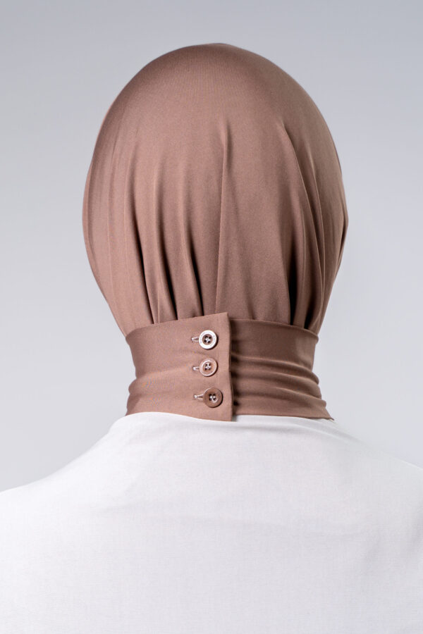 Mocha Boutonique Hijab - Afbeelding 3