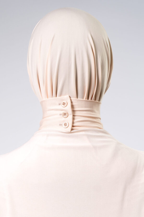Soft Peach Boutonique Hijab - Afbeelding 5