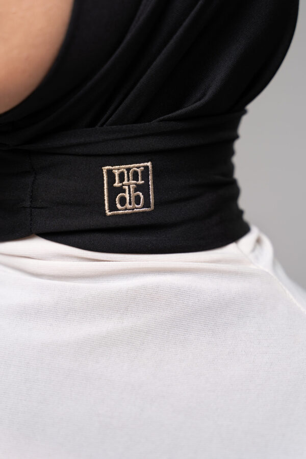 Noir Boutonique Hijab - Afbeelding 3